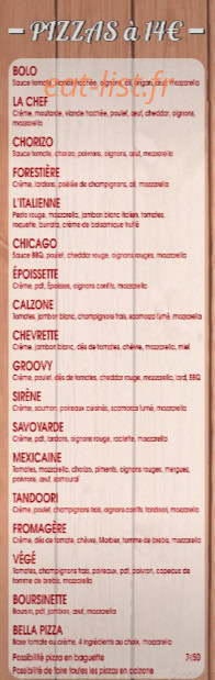 La Fringale — carte page 3