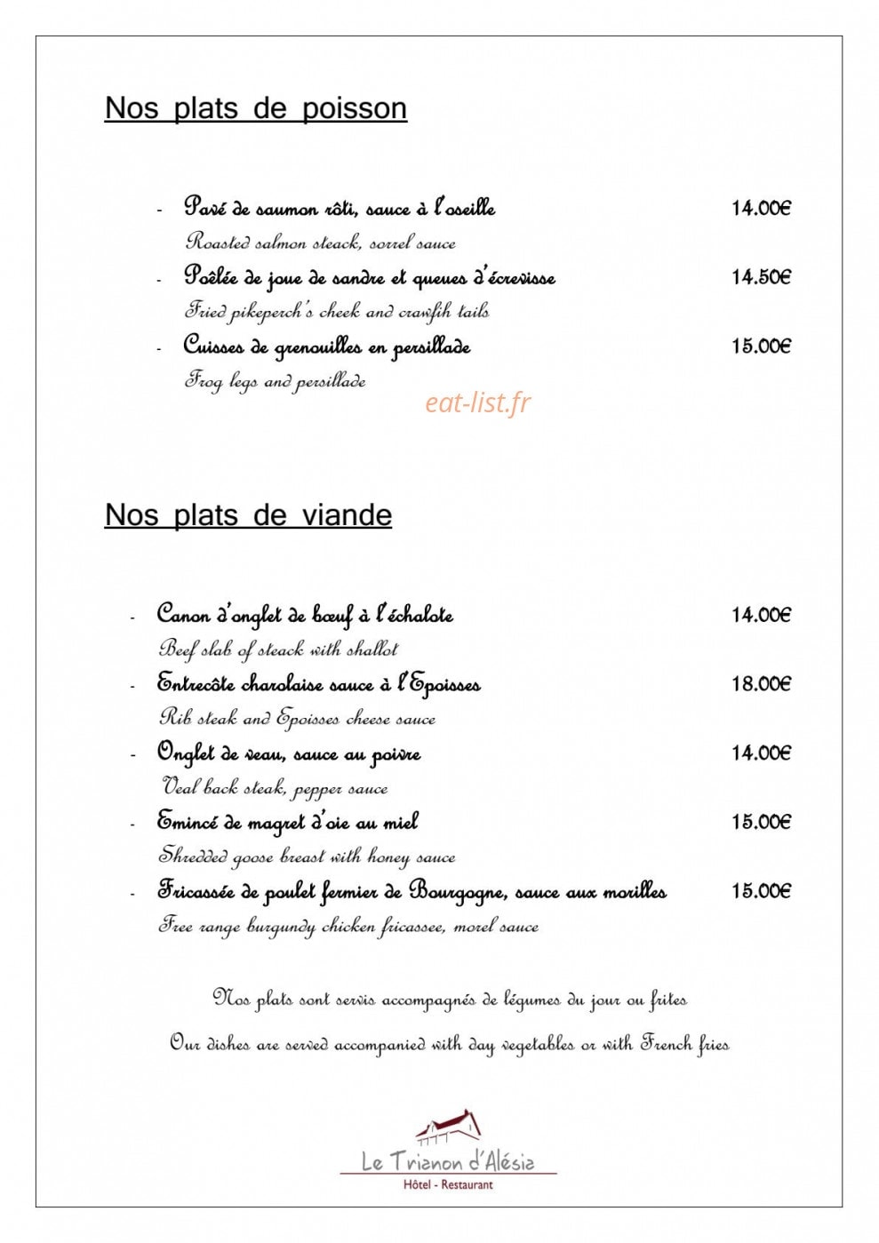 Le Trianon d'Alésia — carte page 3