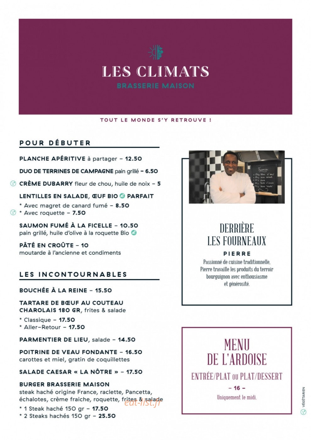 Les Climats — carte page 1