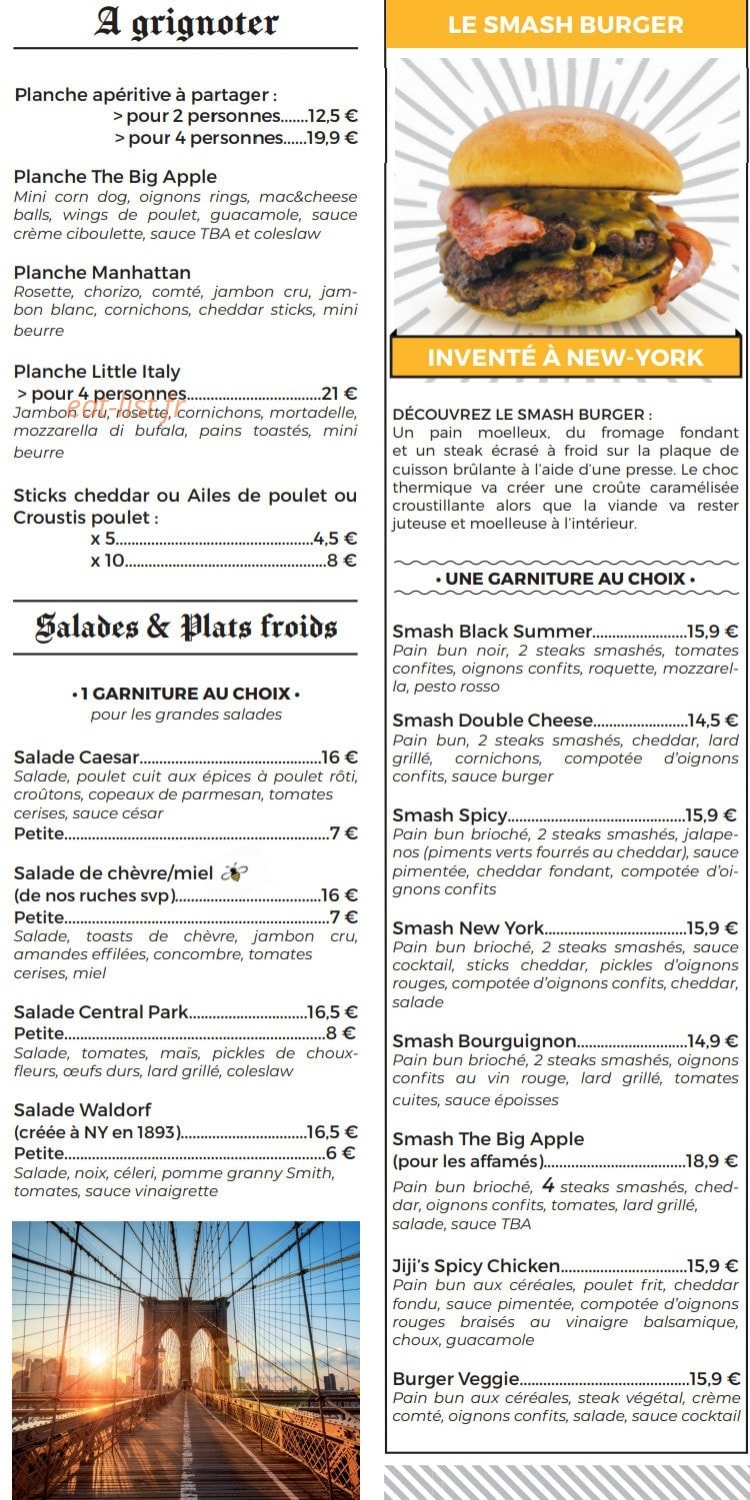 The Big Apple — carte page 2