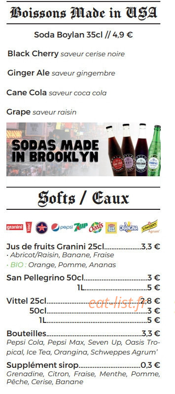 The Big Apple — carte page 6