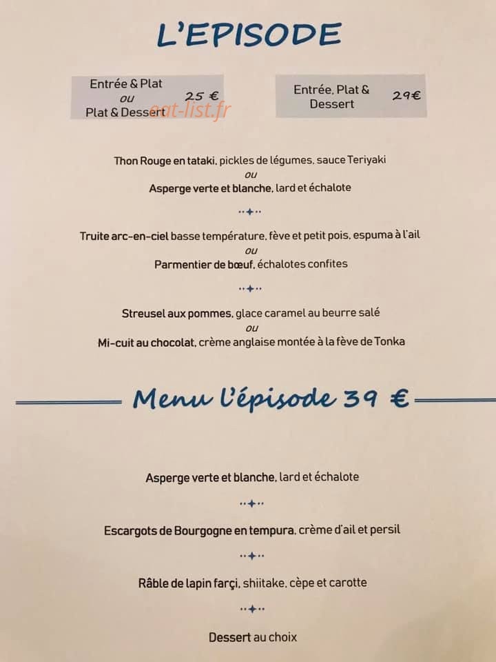 L’Episode — carte page 1