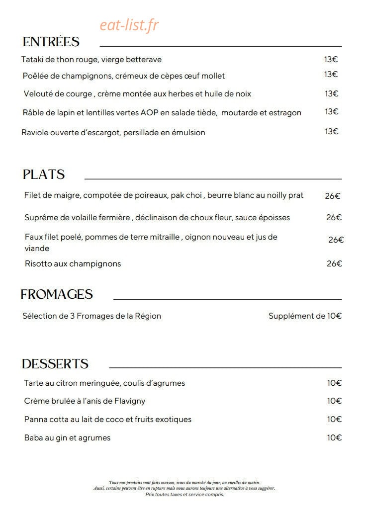 La cueillette — carte page 2