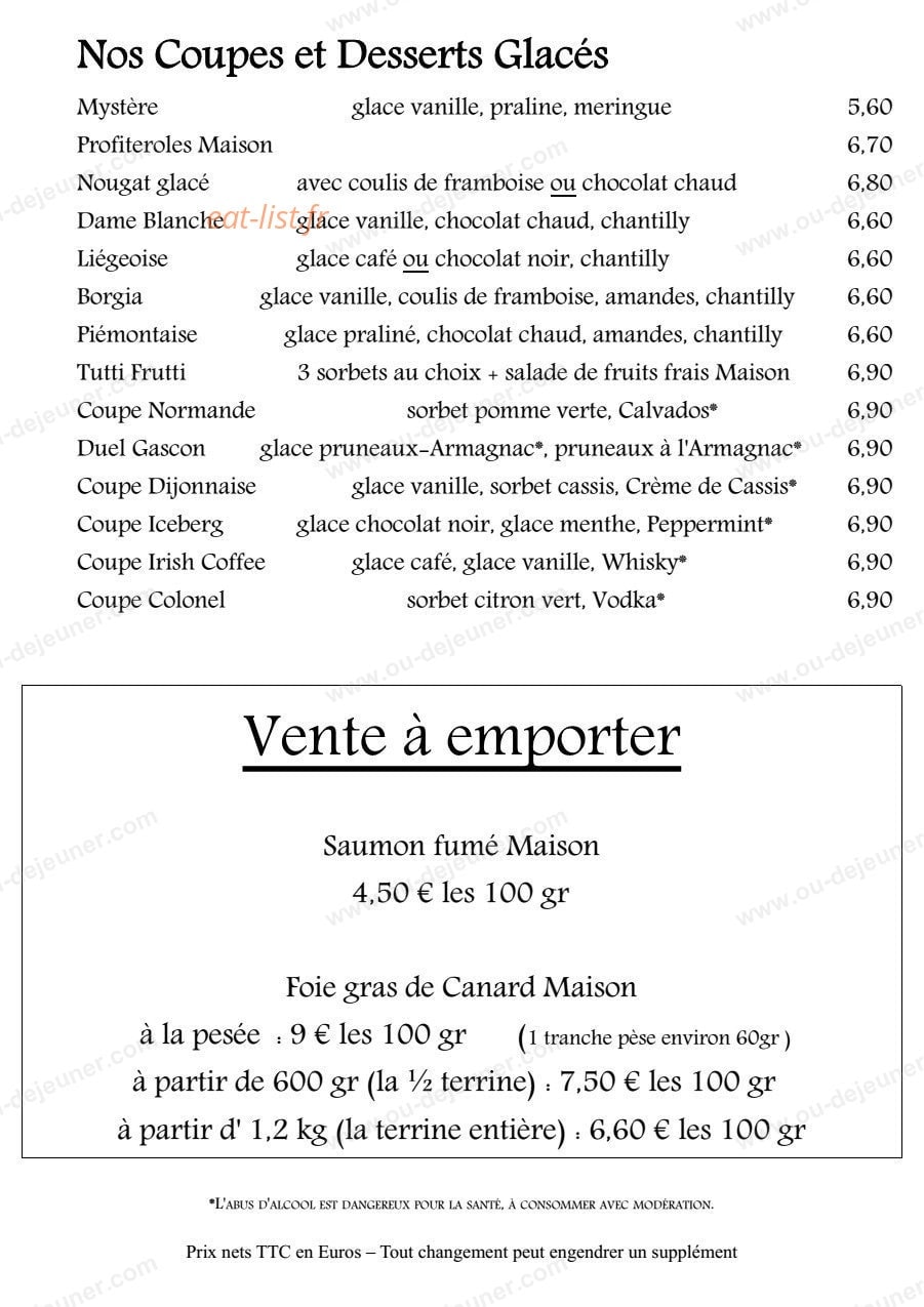 21 Boulevard — carte page 14