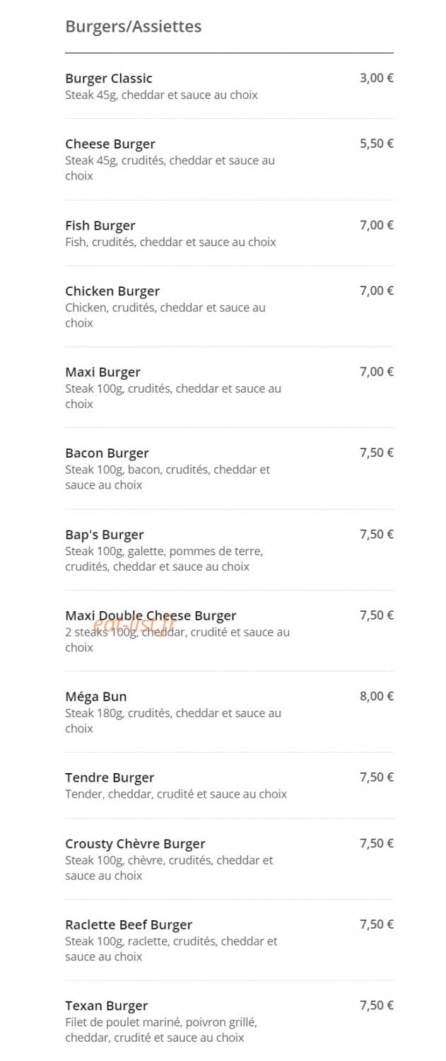Allo Pizza — carte page 12