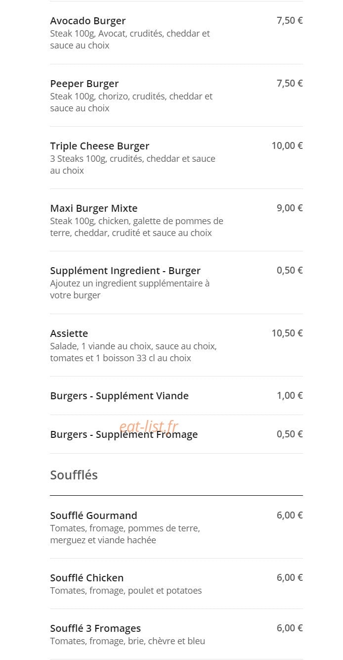Allo Pizza — carte page 13