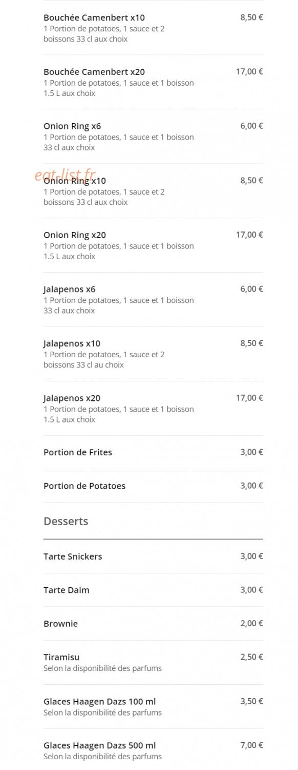 Allo Pizza — carte page 15