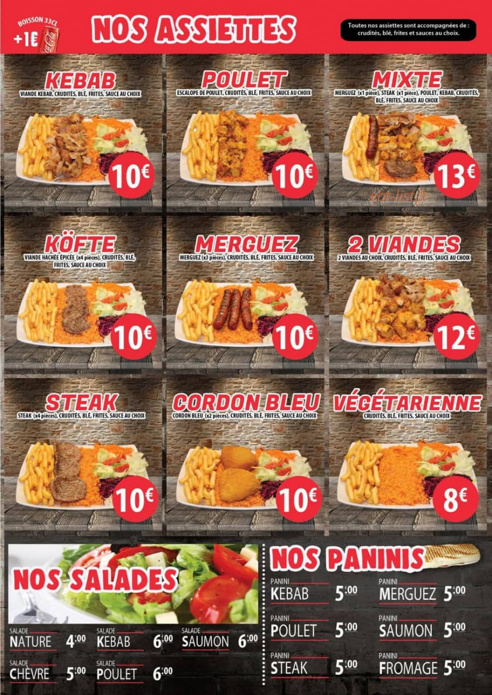 Istanbul Grill — carte page 3