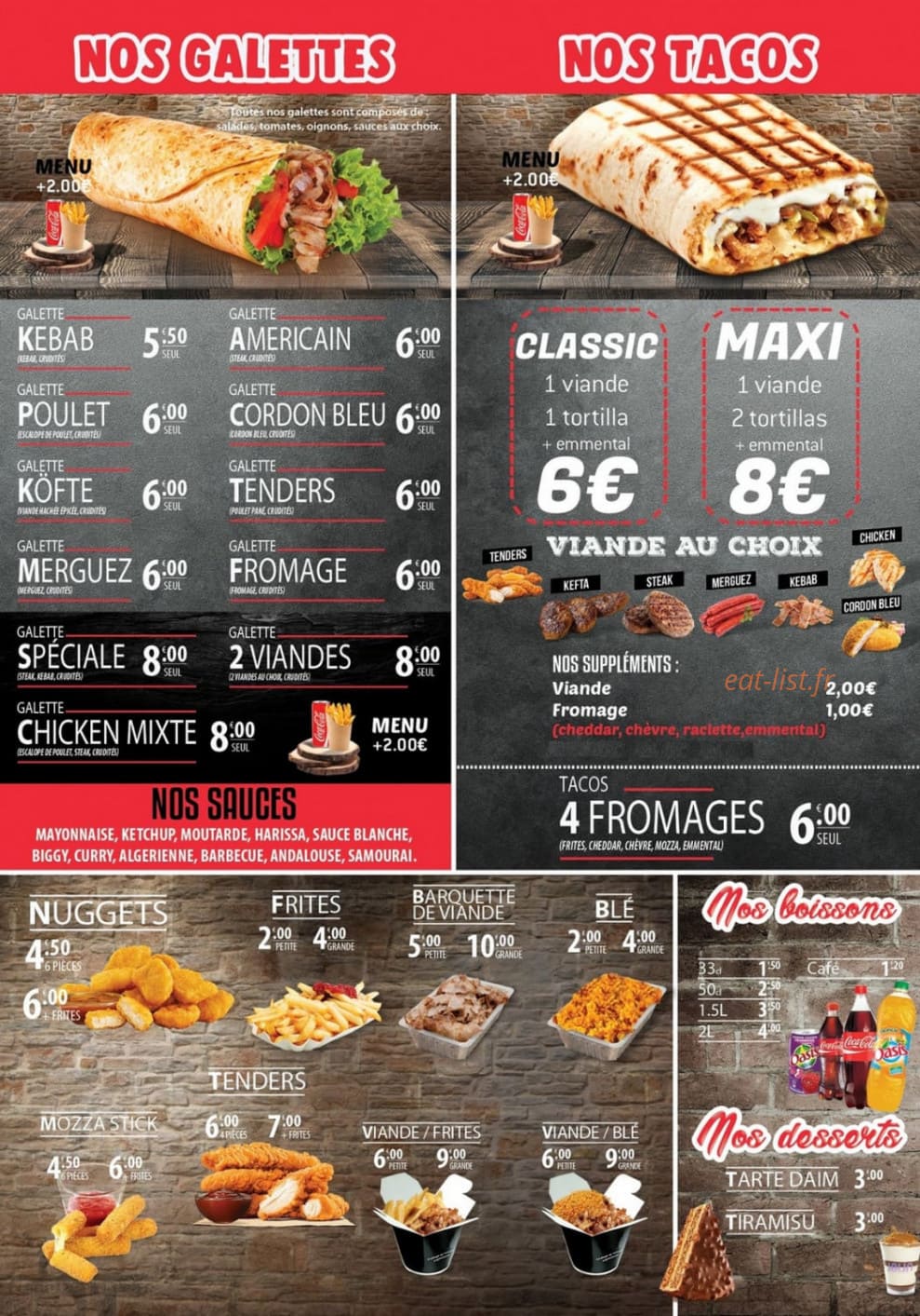 Istanbul Grill — carte page 4