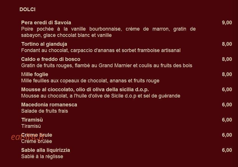 L'Amarone — carte page 7
