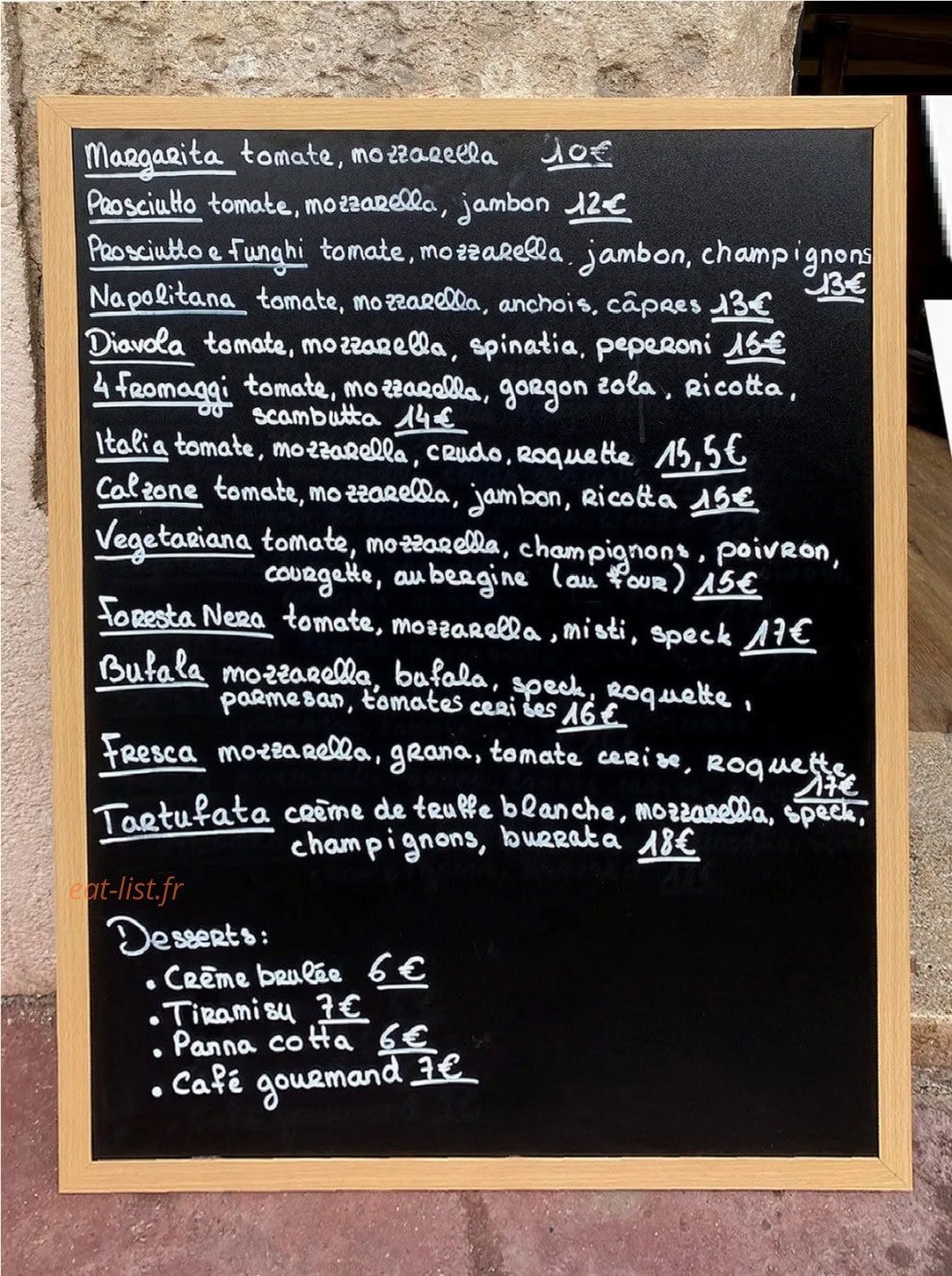 La Casa — carte page 1