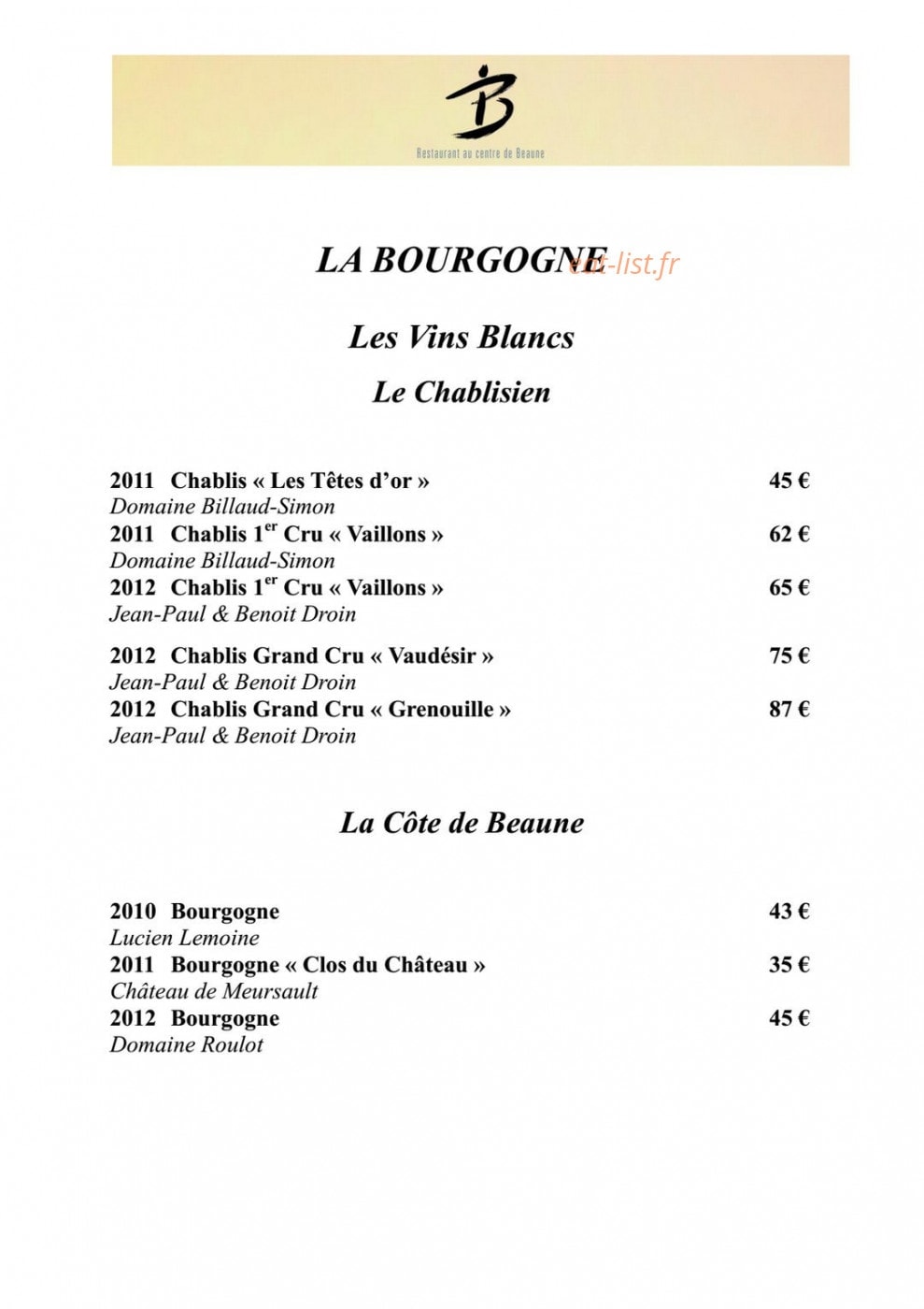 Le benaton — carte page 7