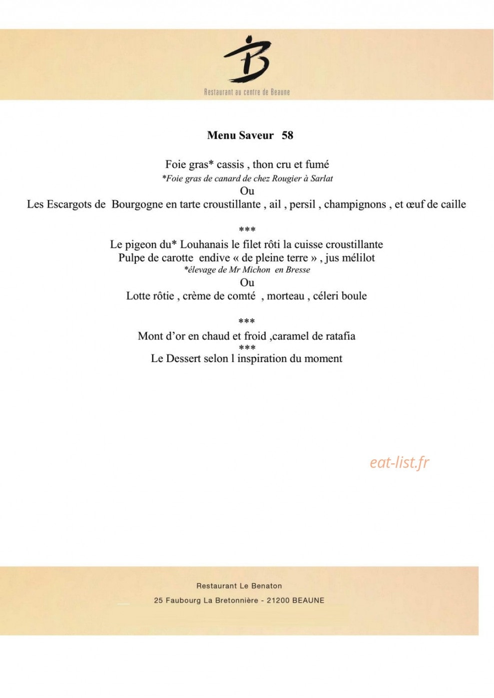 Le benaton — carte page 3