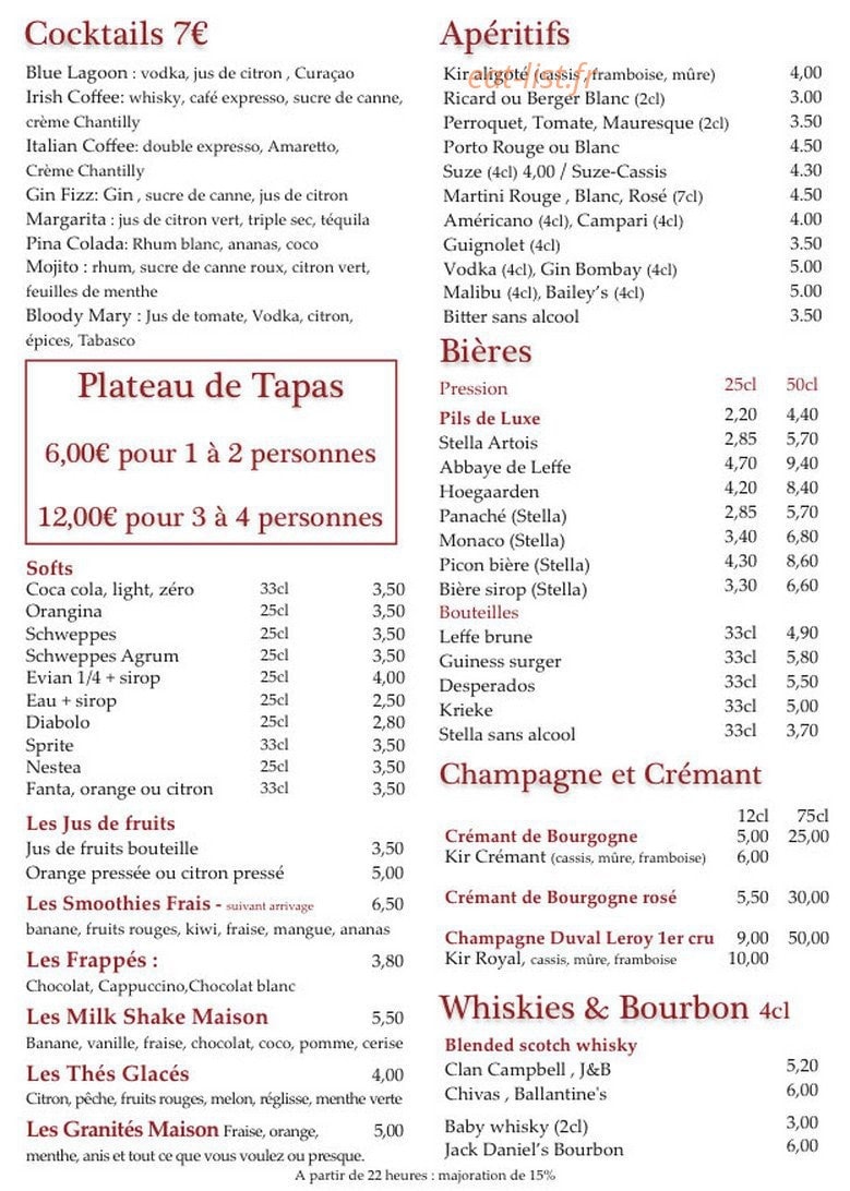 Le Clos Carnot — carte page 9