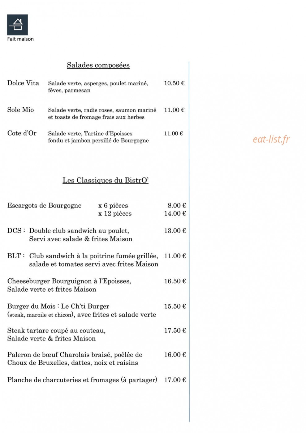 Le tast' vin — carte page 7