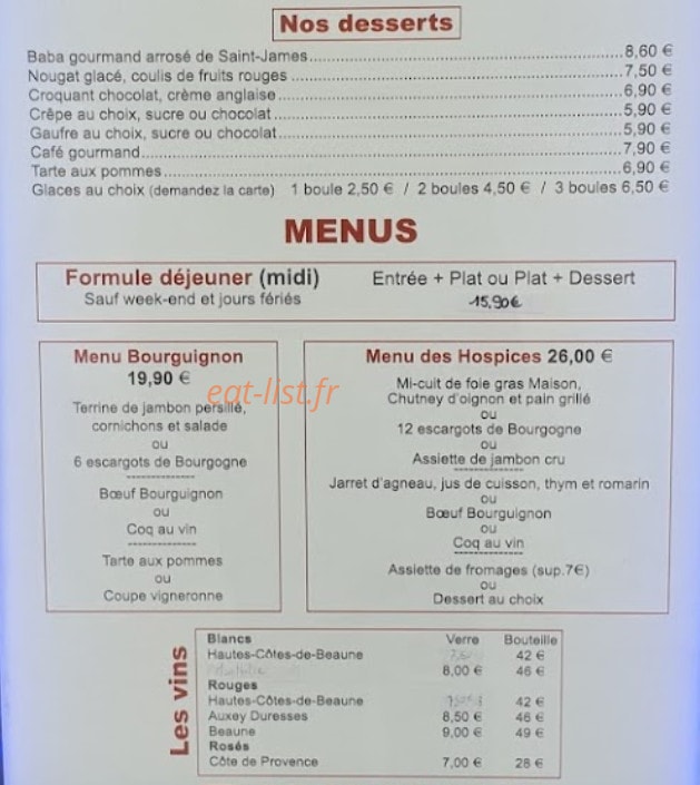 Le vintage — carte page 2