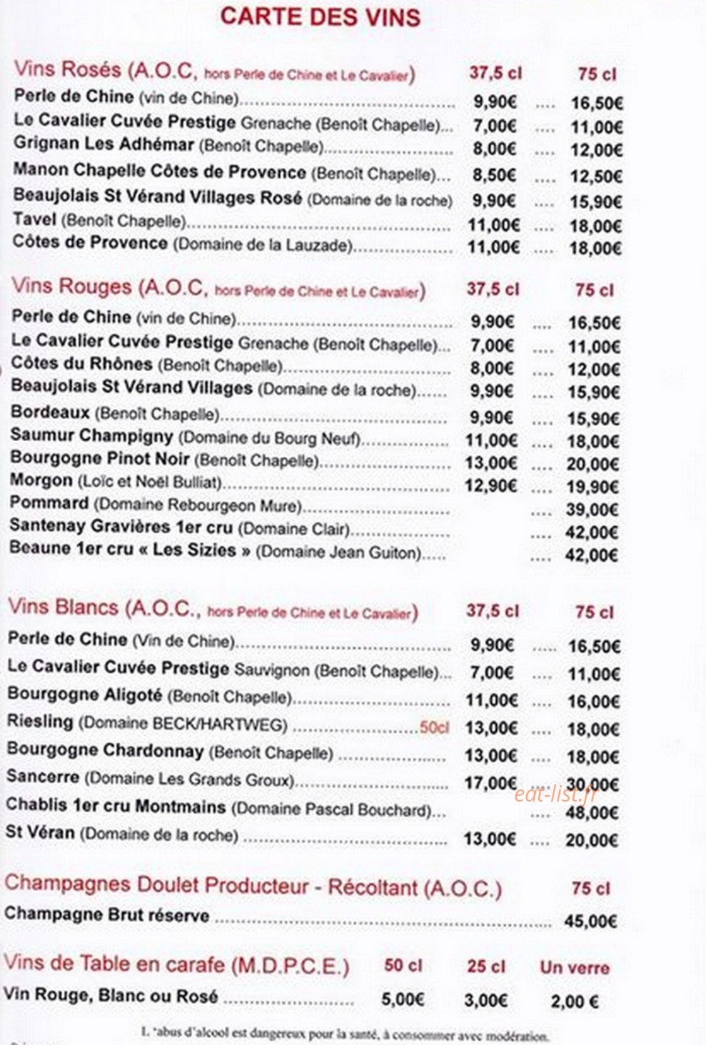 Lotus de beaune — carte page 9