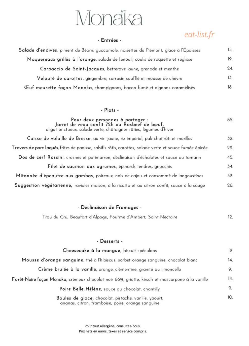 Monaka — carte page 1