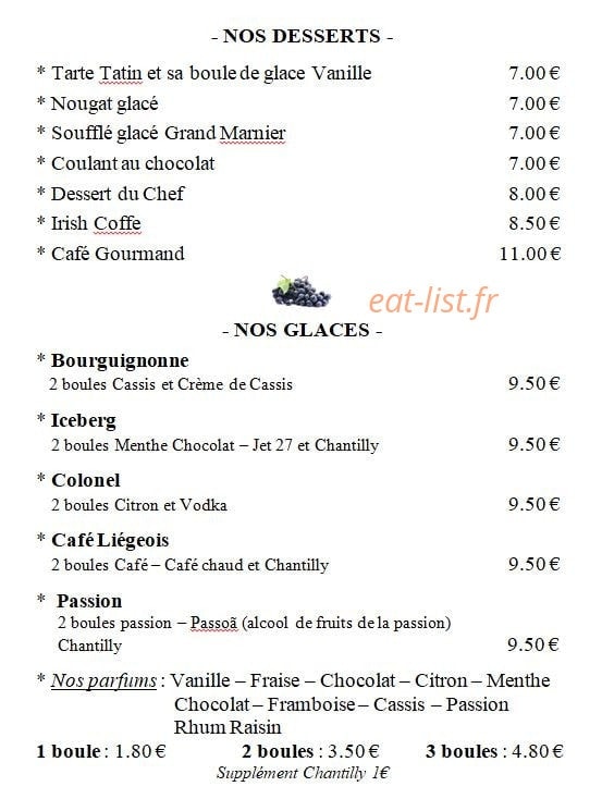 Raisin gourmand — carte page 4