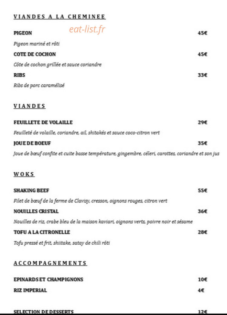 Slanted Door — carte page 2