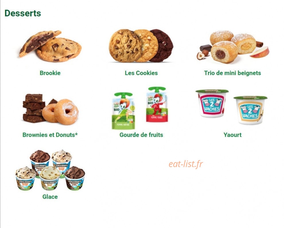 Subway — carte page 7