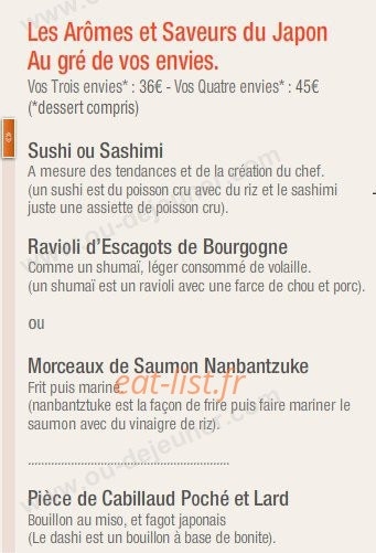 Sushikai — carte page 2