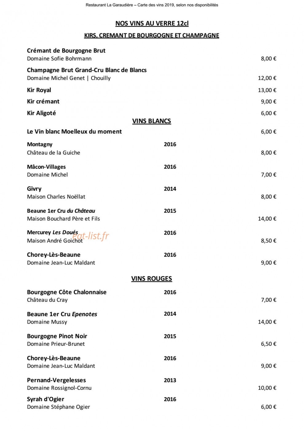 La Garaudière — carte page 4