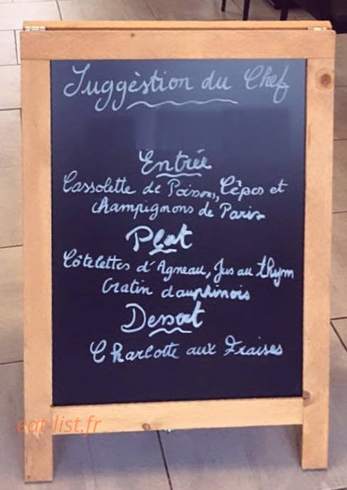 La Yauberge — carte page 1