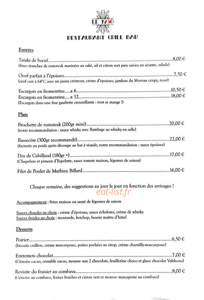 Le 1930 — carte page 1