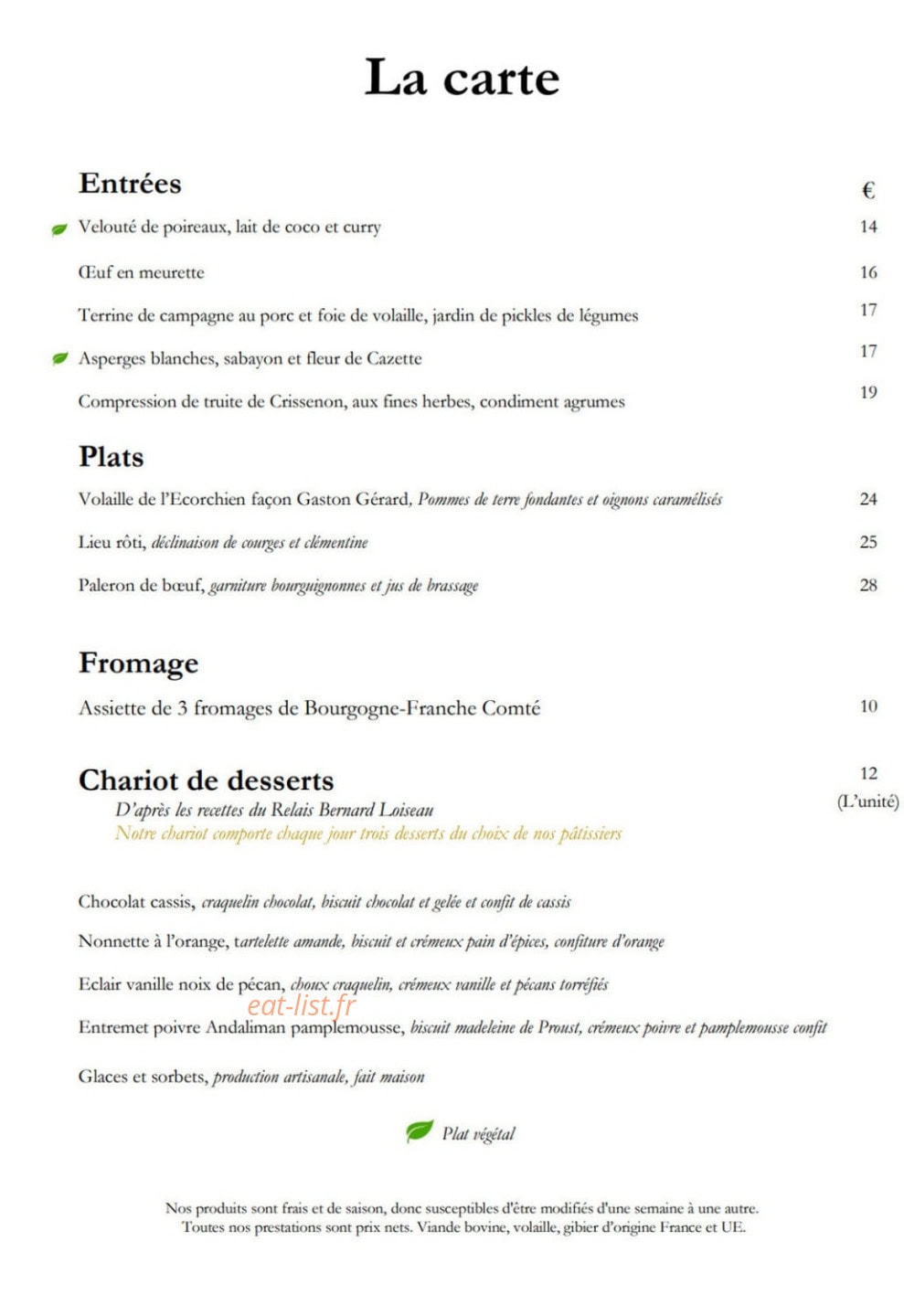 Loiseau du Morvan — carte page 1