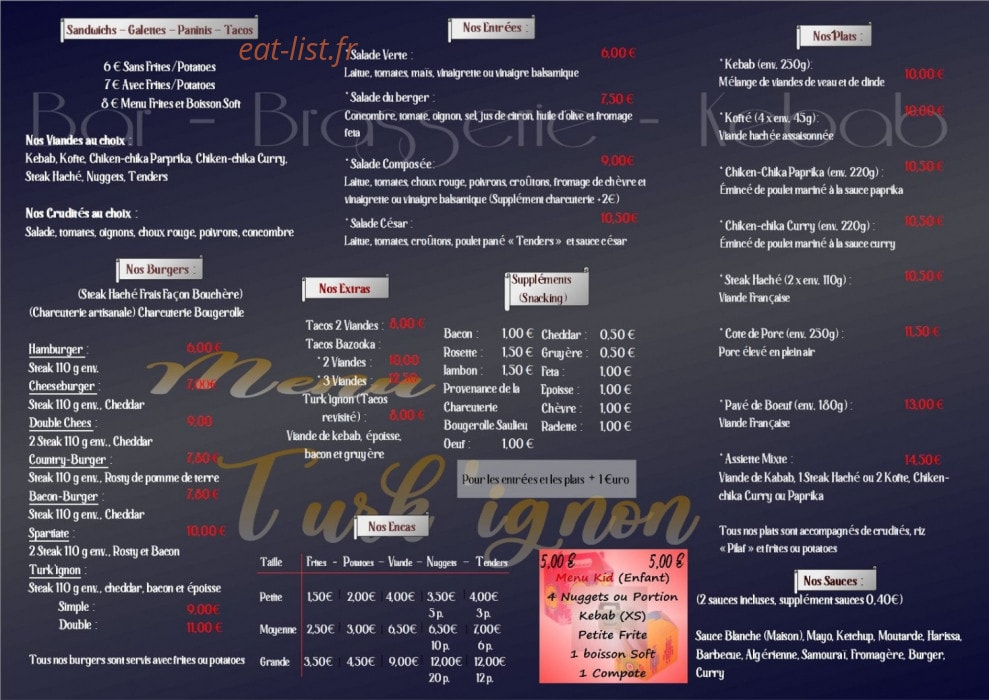 Turk'ignon — carte page 1