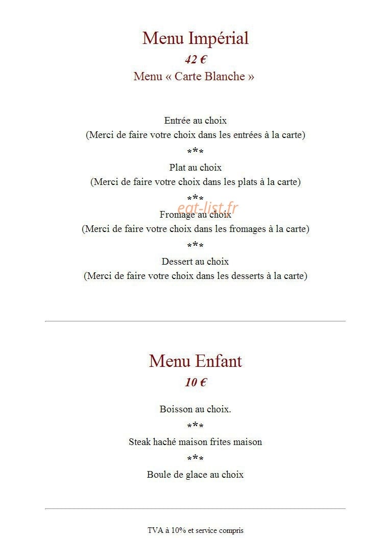 Au Clos Napoléon — carte page 9