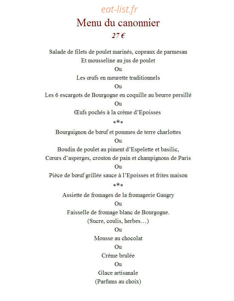 Au Clos Napoléon — carte page 7