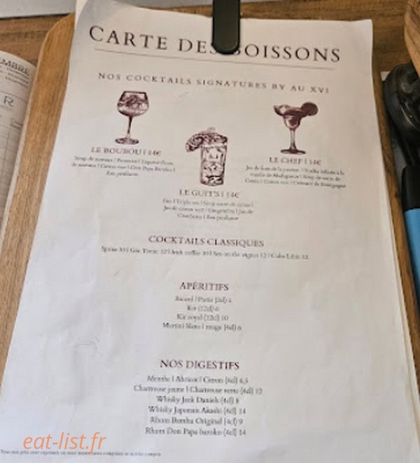 Au Xvi — carte page 2