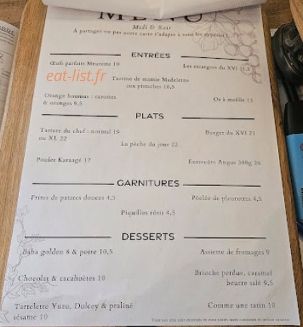 Au Xvi — carte page 1