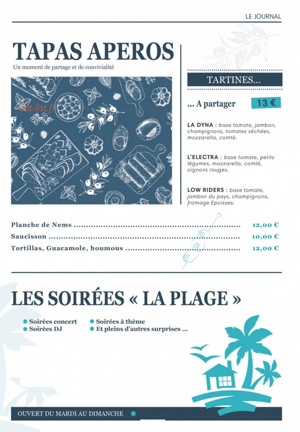 La Plage de Sathenay — carte page 2