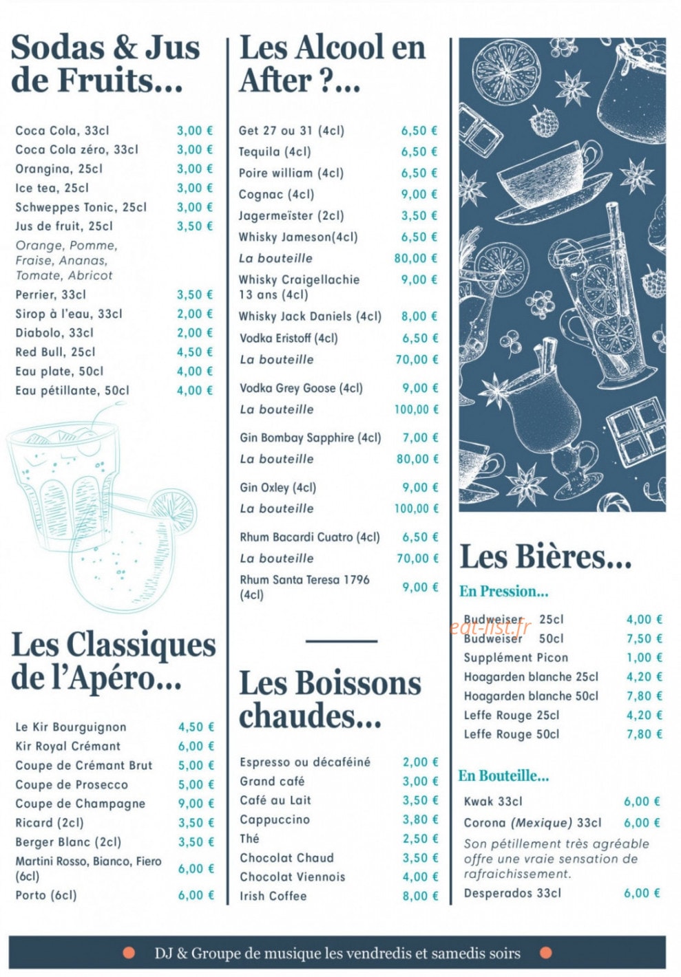 La Plage de Sathenay — carte page 5