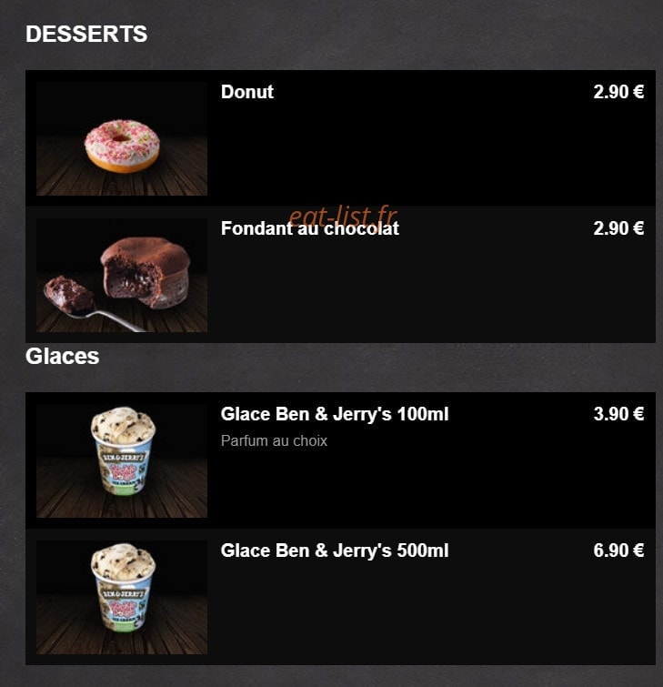 911 Pizza — carte page 6