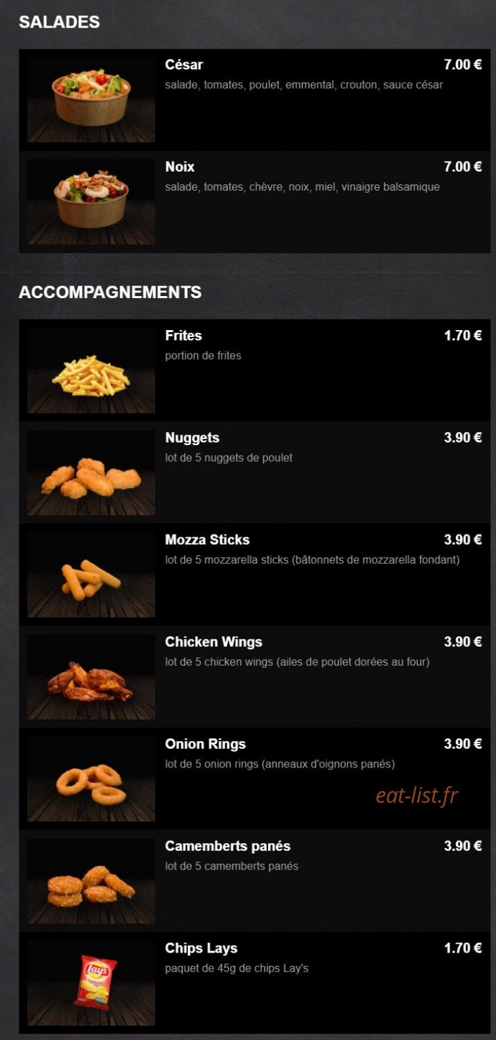 911 Pizza — carte page 5