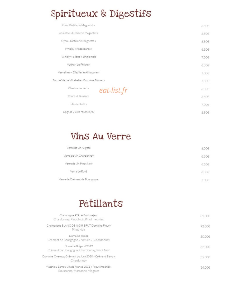 Chais Vivants — carte page 3