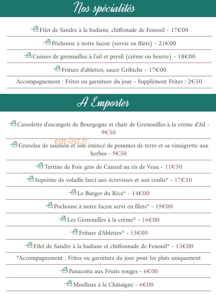 Le Riva — carte page 2
