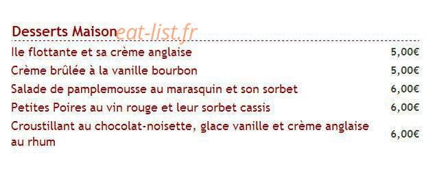 Au Bon Accueil — carte page 8