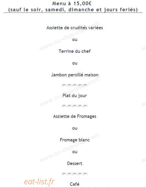 Au Bon Accueil — carte page 9