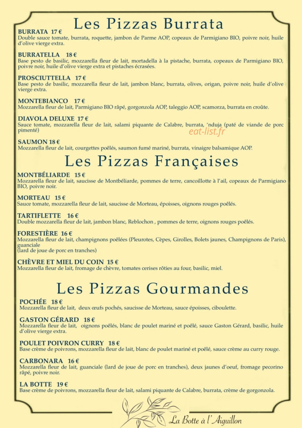 La Botte à l'Aiguillon — carte page 4