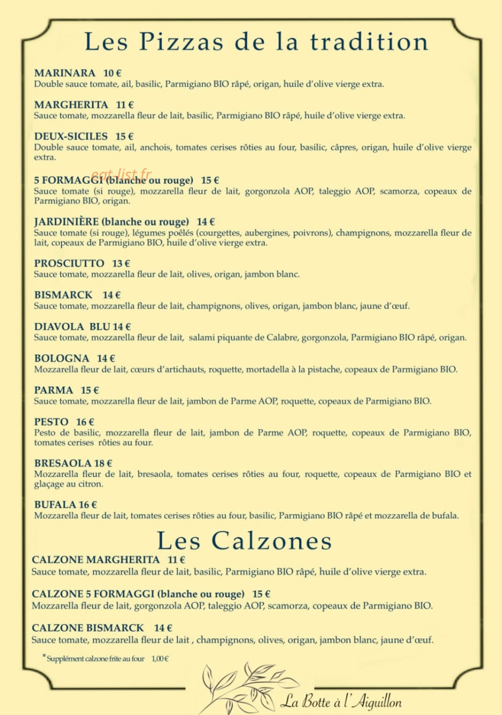 La Botte à l'Aiguillon — carte page 3