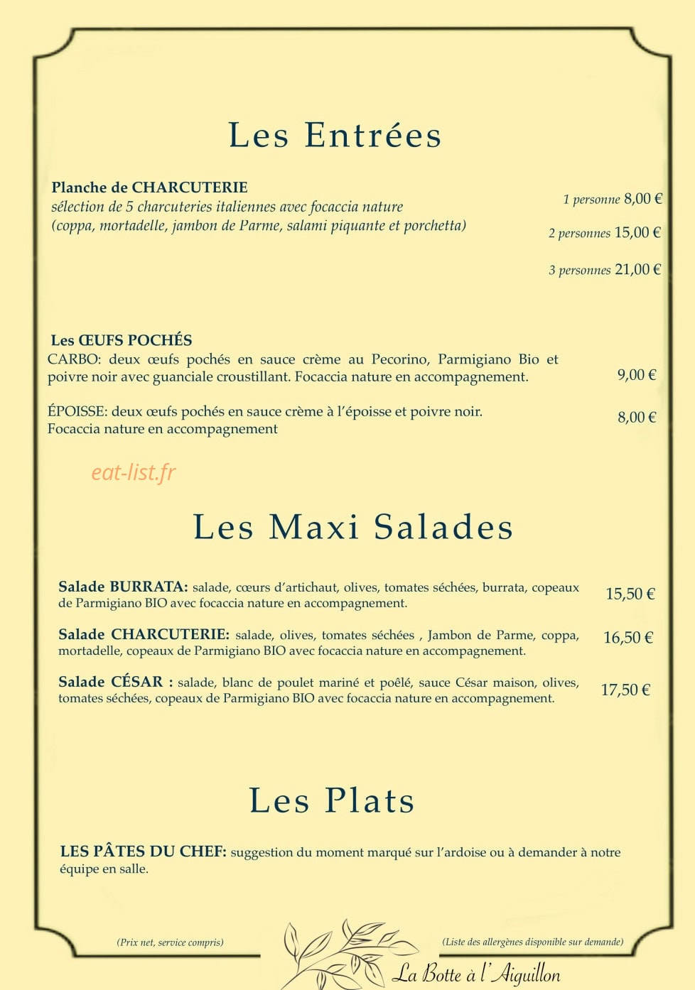 La Botte à l'Aiguillon — carte page 2