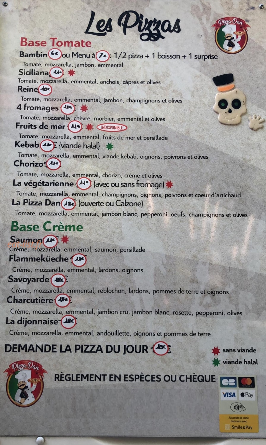 La Guinguette — carte page 1