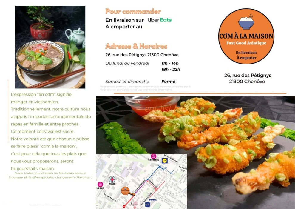 Com à la maison — carte page 1