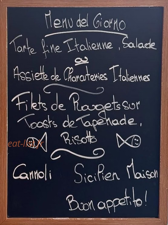 La Cicciolina — carte page 1