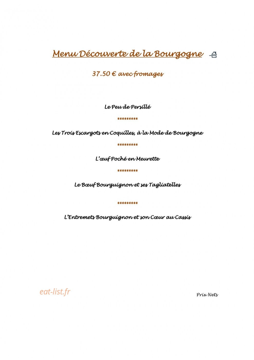 La Véranda — carte page 6